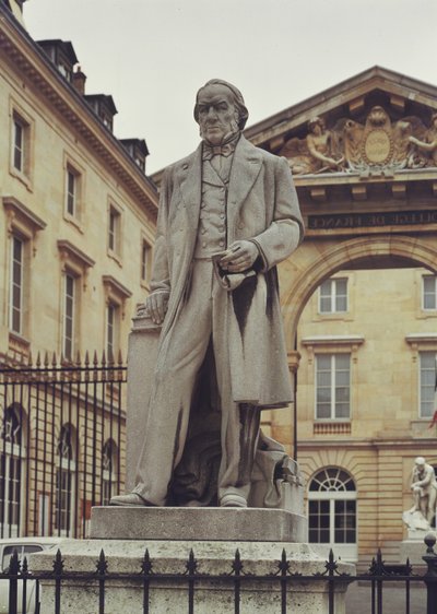 Statue of Claude Bernard outside the College de France by R. Coudegues